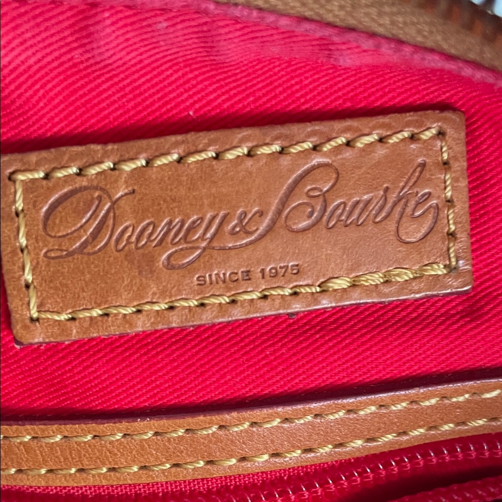Dooney & Bourke Navy and Tan Shoulder Bag - Picture 13 of 13